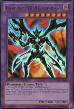 Elemental HERO Escuridao YG0X-EN001 Ultra Rare Englisch