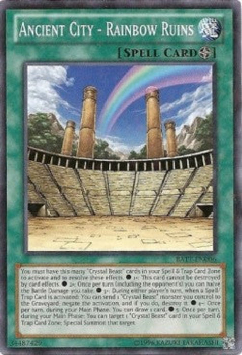 Ancient City - Rainbow Ruins BATT-EN006 Starfoil Rare Englisch