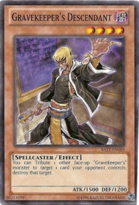 Gravekeeper's Descendant BATT-EN010 Starfoil Rare Englisch
