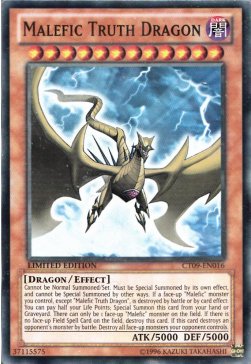 Malefic Truth Dragon CT09-EN016 Super Rare Englisch