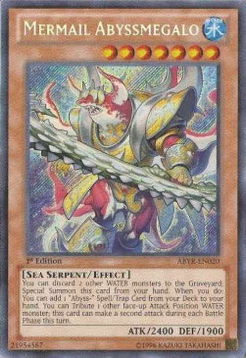 Mermail Abyssmegalo ABYR-EN020 Secret Rare Englisch