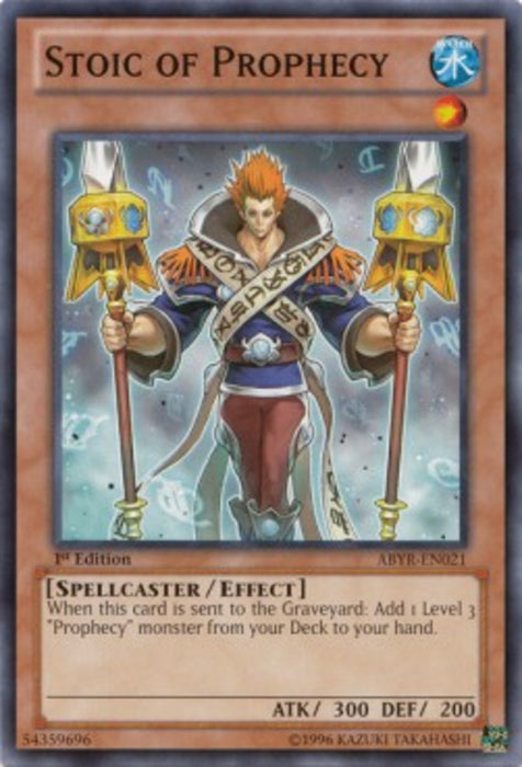 Stoic of Prophecy ABYR-EN021 Common Englisch