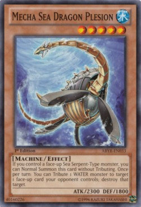 Mecha Sea Dragon Plesion ABYR-EN033 Common Englisch