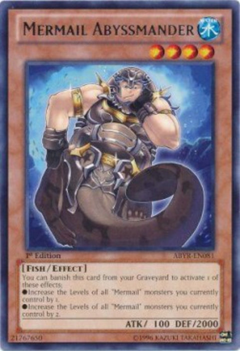 Mermail Abyssmander ABYR-EN081 Rare Englisch