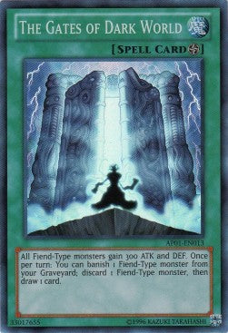 The Gates of Dark World AP01-EN013 Super Rare Englisch