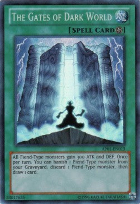 The Gates of Dark World AP01-EN013 Super Rare Englisch