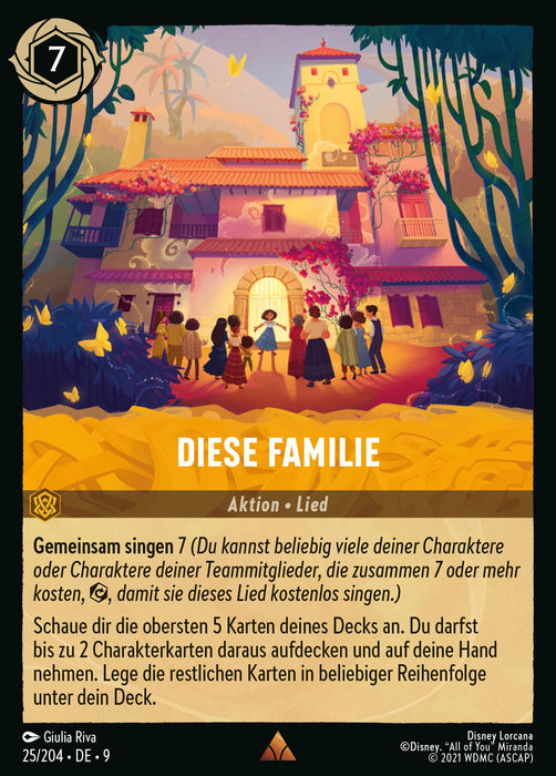 Diese Familie 9FAB-025 Rare Deutsch