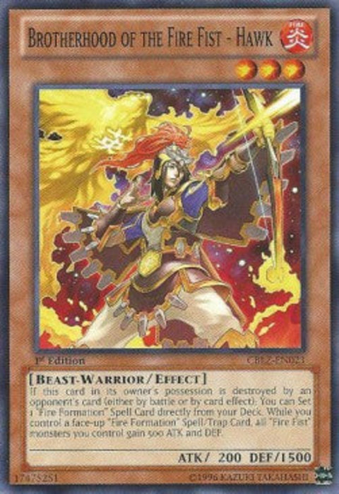 Brotherhood of the Fire Fist - Hawk CBLZ-EN021 Common Englisch