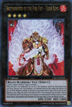 Brotherhood of the Fire Fist - Tiger King (V.1) CBLZ-EN048 Ultra Rare Englisch