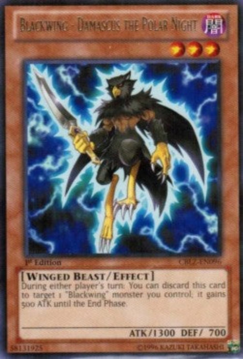 Blackwing - Damascus the Polar Night CBLZ-EN096 Rare Englisch