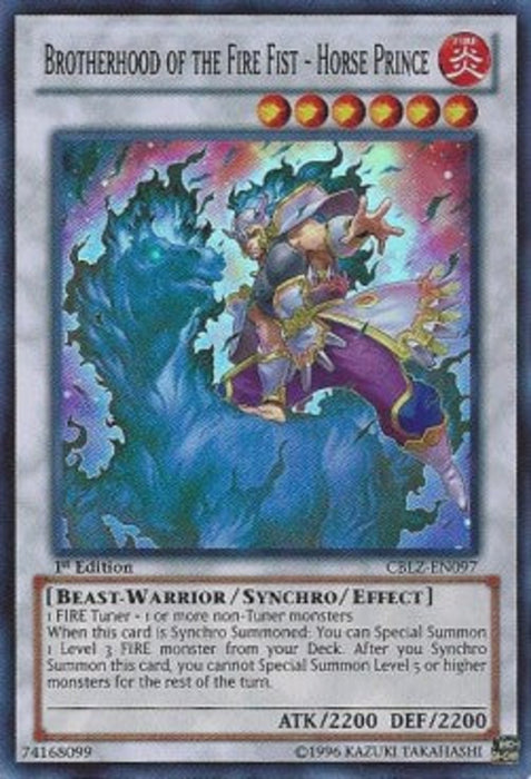 Brotherhood of the Fire Fist - Horse Prince CBLZ-EN097 Super Rare Englisch