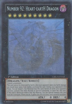 Number 92: Heart-eartH Dragon (V.3) CBLZ-EN045 Ghost Rare Amerikanisch