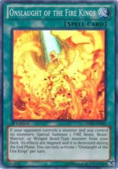 Onslaught of the Fire Kings SDOK-FR022 Super Rare Französisch
