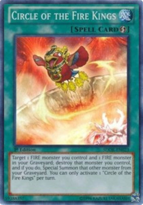 Circle of the Fire Kings SDOK-SP023 Super Rare Spanisch