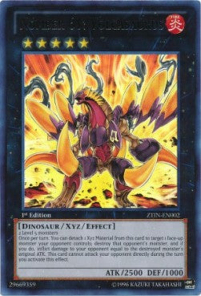 Yugioh Number 61: Volcasaurus ZTIN-EN002 Ultra Rare Englisch kaufen ...