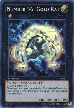 Number 56: Gold Rat ZTIN-EN013 Super Rare Englisch