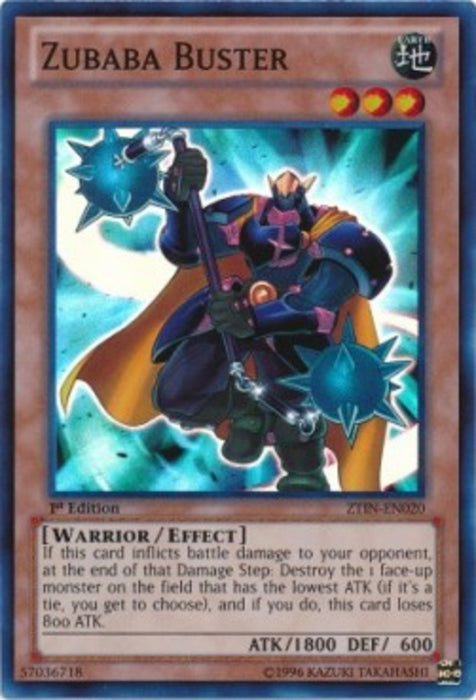 Zubaba Buster ZTIN-EN020 Super Rare Englisch
