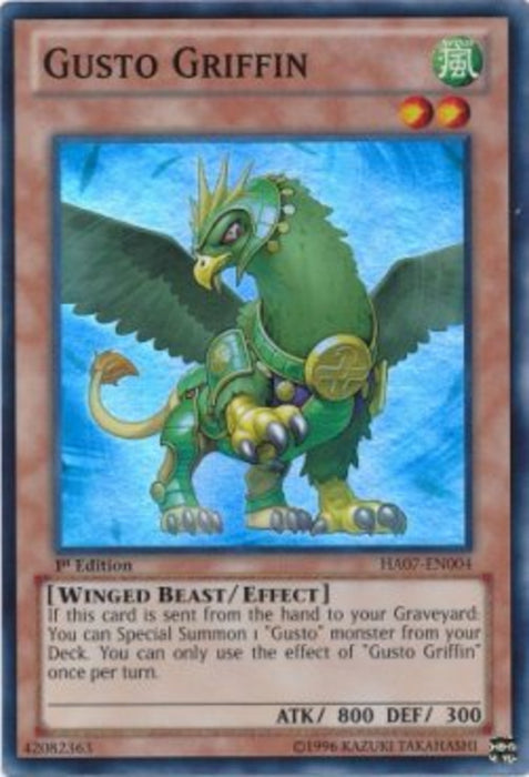 Gusto Griffin HA07-SP004 Super Rare Spanisch