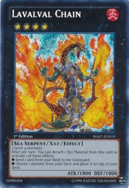 Lavalval Chain HA07-EN019 Secret Rare Englisch