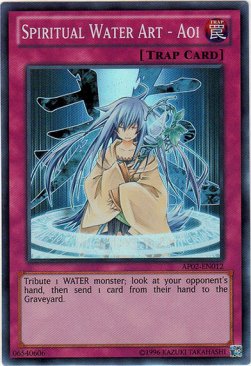 Spiritual Water Art - Aoi AP02-EN012 Super Rare Englisch