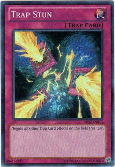 Trap Stun AP02-EN013 Super Rare Englisch