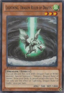 Lightning, Dragon Ruler of Drafts LTGY-EN098 Common Englisch