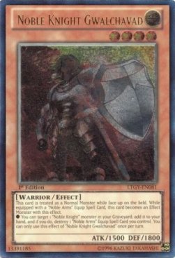 Noble Knight Gwalchavad (V.2) LTGY-EN081 Ultimate Rare Amerikanisch