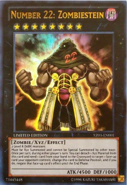 Number 22: Zombiestein YZXX-EN03-001 Ultra Rare Englisch