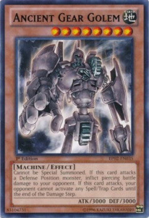 Ancient Gear Golem (V.2) BP02-EN035 Rare Englisch