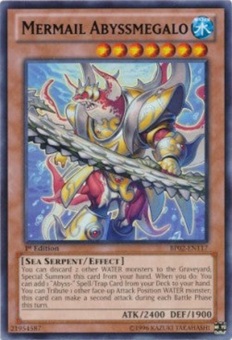 Mermail Abyssmegalo (V.1) BP02-EN117 Rare Englisch