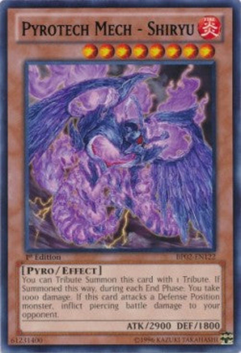 Pyrotech Mech - Shiryu (V.2) BP02-EN122 Rare Englisch