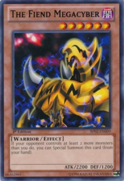 The Fiend Megacyber (V.2) BP02-EN009 Rare Englisch