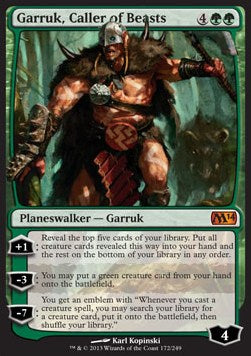 Garruk, Caller of Beasts M14-172 Mythic Englisch