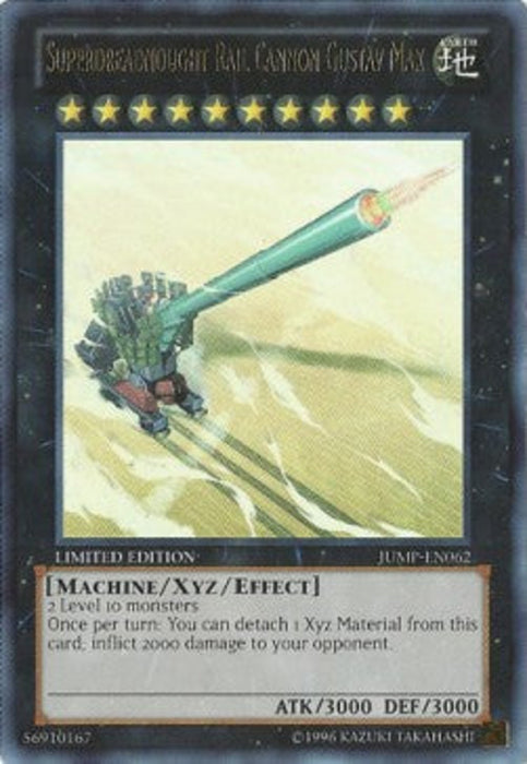 Superdreadnought Rail Cannon Gustav Max JUMP-EN062 Ultra Rare Englisch