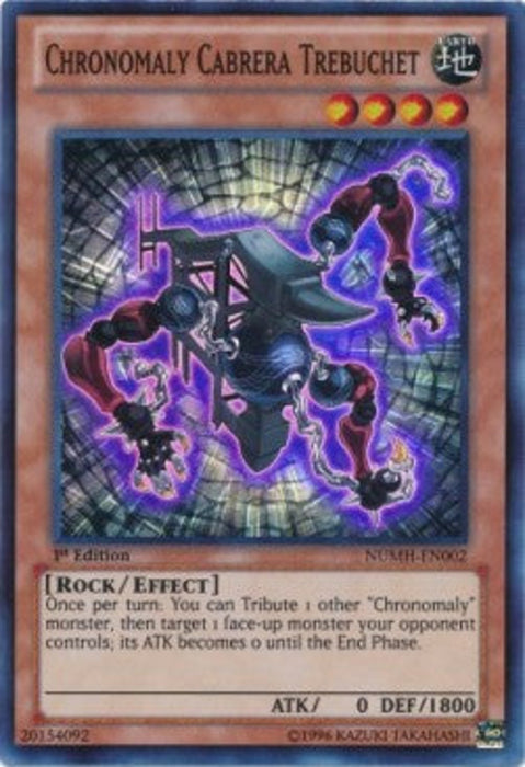 Chronomaly Cabrera Trebuchet NUMH-EN002 Super Rare Englisch