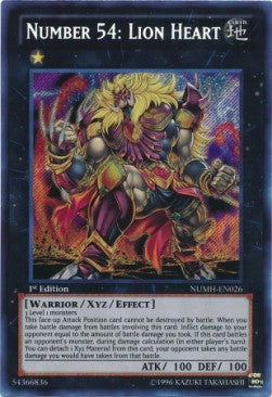 Number 54: Lion Heart NUMH-EN026 Secret Rare Englisch