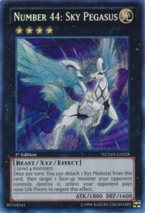 Number 44: Sky Pegasus NUMH-IT028 Secret Rare Italienisch