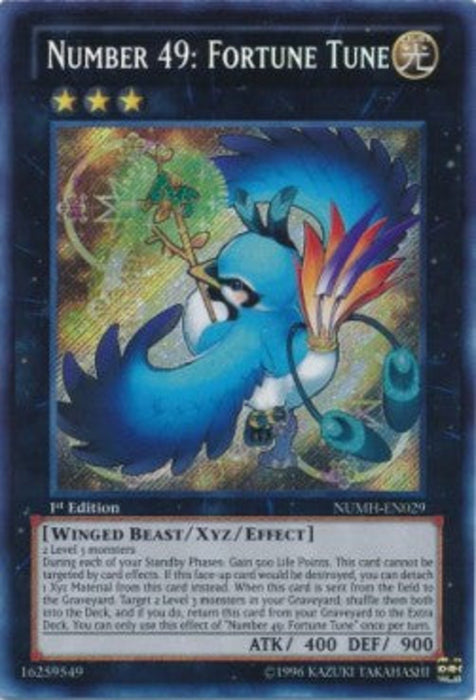 Number 49: Fortune Tune NUMH-EN029 Secret Rare Englisch