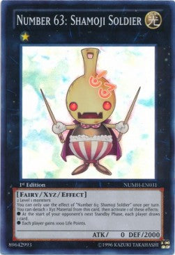 Number 63: Shamoji Soldier NUMH-EN031 Super Rare Englisch
