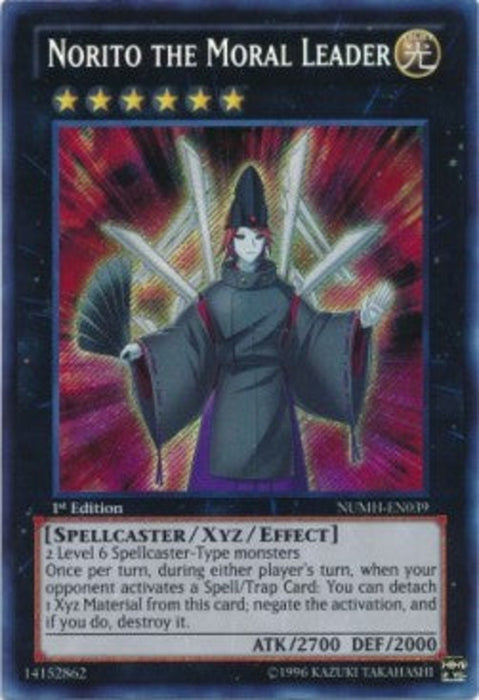 Norito the Moral Leader NUMH-EN039 Secret Rare Englisch