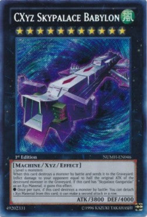 CXyz Skypalace Babylon NUMH-EN046 Secret Rare Englisch