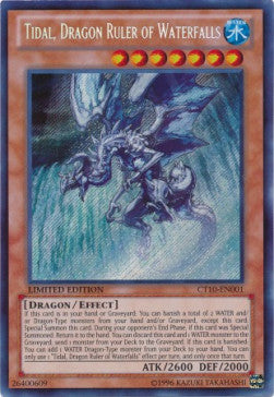 Tidal, Dragon Ruler of Waterfalls CT10-EN001 Secret Rare Englisch