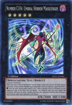 Number C104: Umbral Horror Masquerade (V.1) JOTL-EN056 Super Rare Englisch
