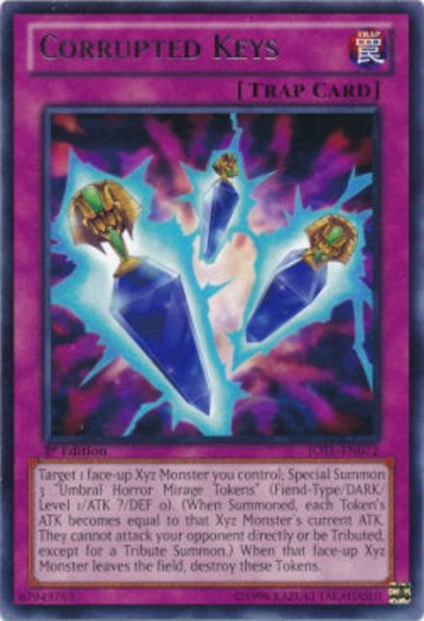 Corrupted Keys JOTL-EN072 Rare Englisch