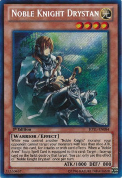 Noble Knight Drystan JOTL-EN084 Secret Rare Englisch