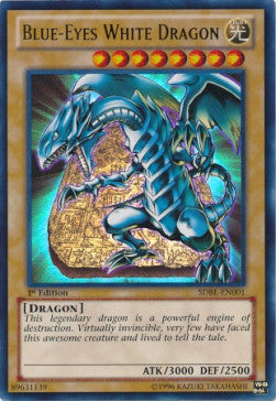 Blue-Eyes White Dragon SDBE-EN001 Ultra Rare Englisch