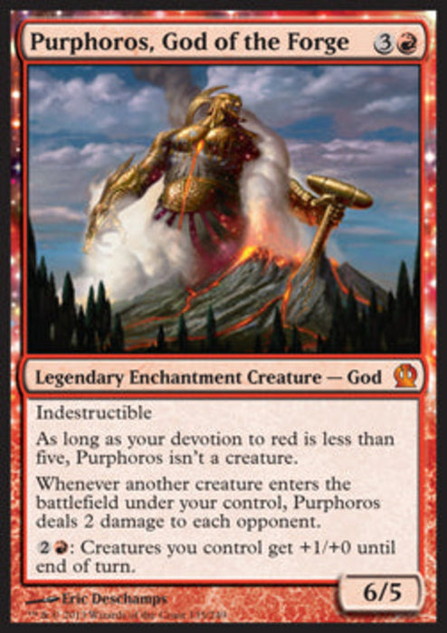 Purphoros, Gott der Schmiede THS-135 Mythic Deutsch