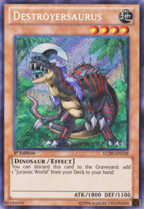 Destroyersaurus LCJW-EN158 Secret Rare Englisch