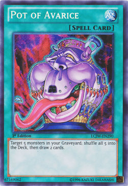 Pot of Avarice LCJW-EN290 Secret Rare Englisch