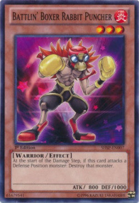 Battlin' Boxer Rabbit Puncher SHSP-EN007 Common Englisch